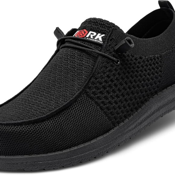 Steel Toe Loafers Women Lightweight Comfortable Slip On Walking Casual Flats Sne